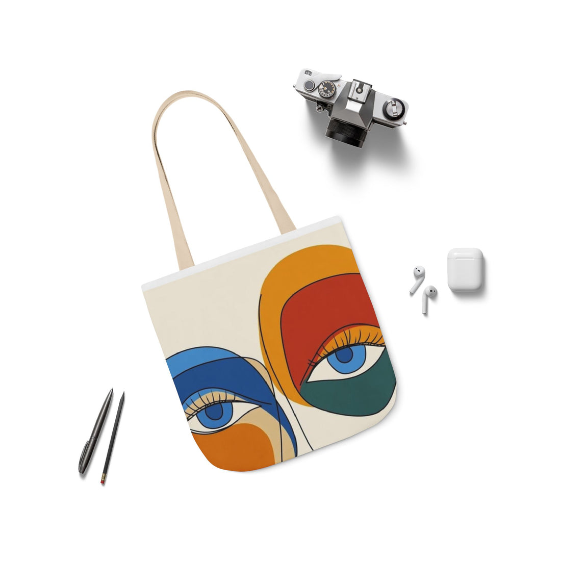 Abstract Face Tote
