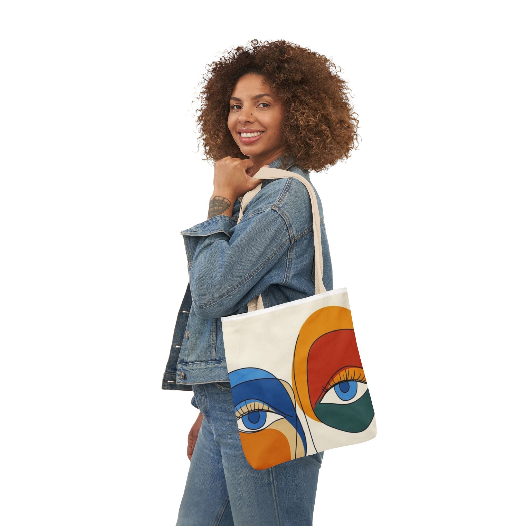 Abstract Face Tote